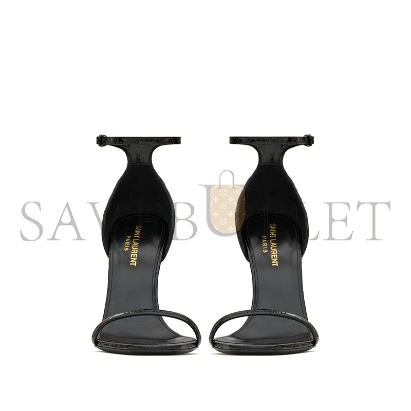 Y*L opyum sandals in crocodile-embossed leather 557662aacst1000